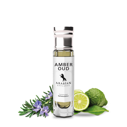 FR5 AMBER OUD -  Oriental Vanilla Unisex Perfume Body Oil | Long-Lasting Alcohol-Free Fragrance