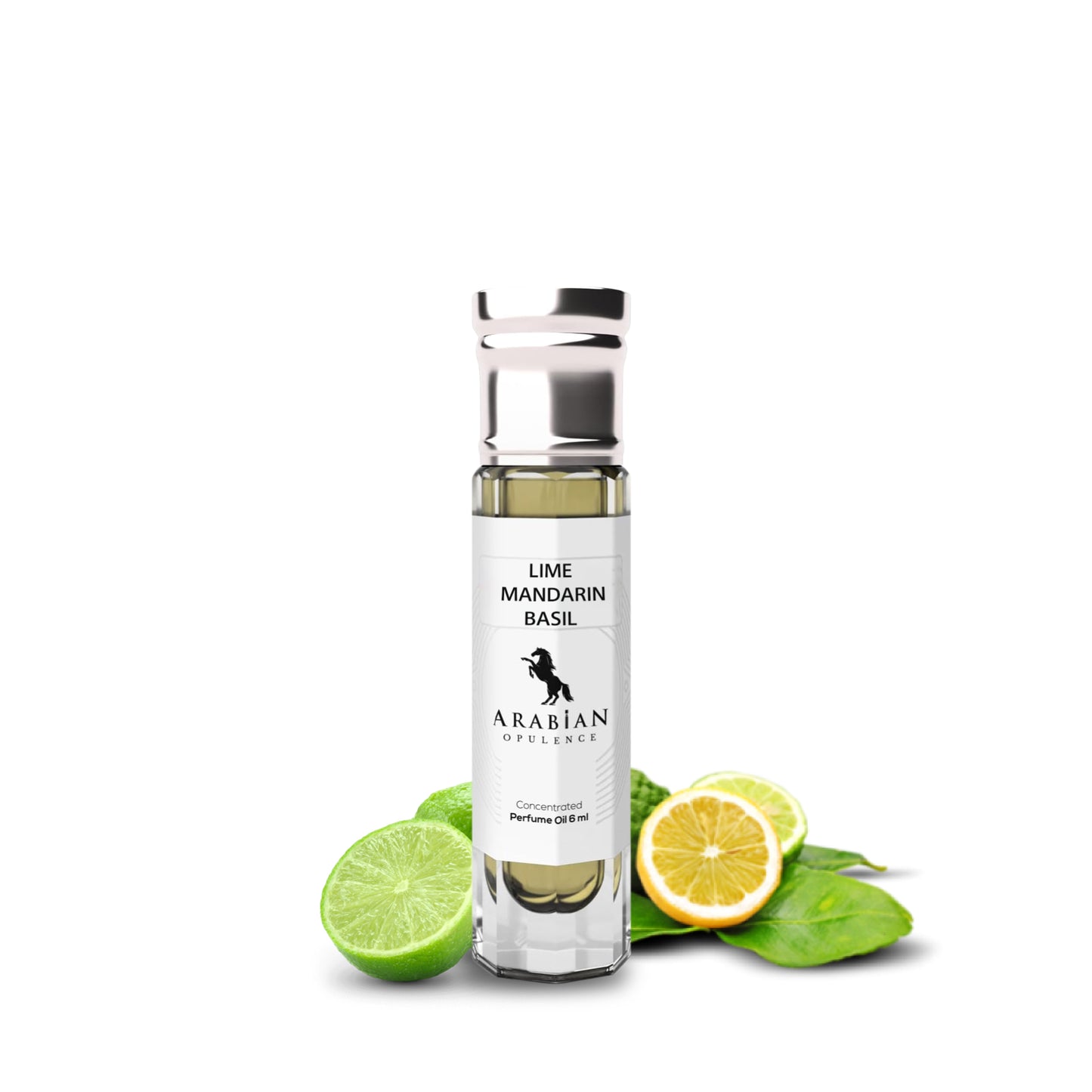 FR187, LIME MANDARIN BASIL -  peppery basil and aromatic white thyme Perfume Body Oil For Men | Long-Lasting Alcohol-Free Fragrance