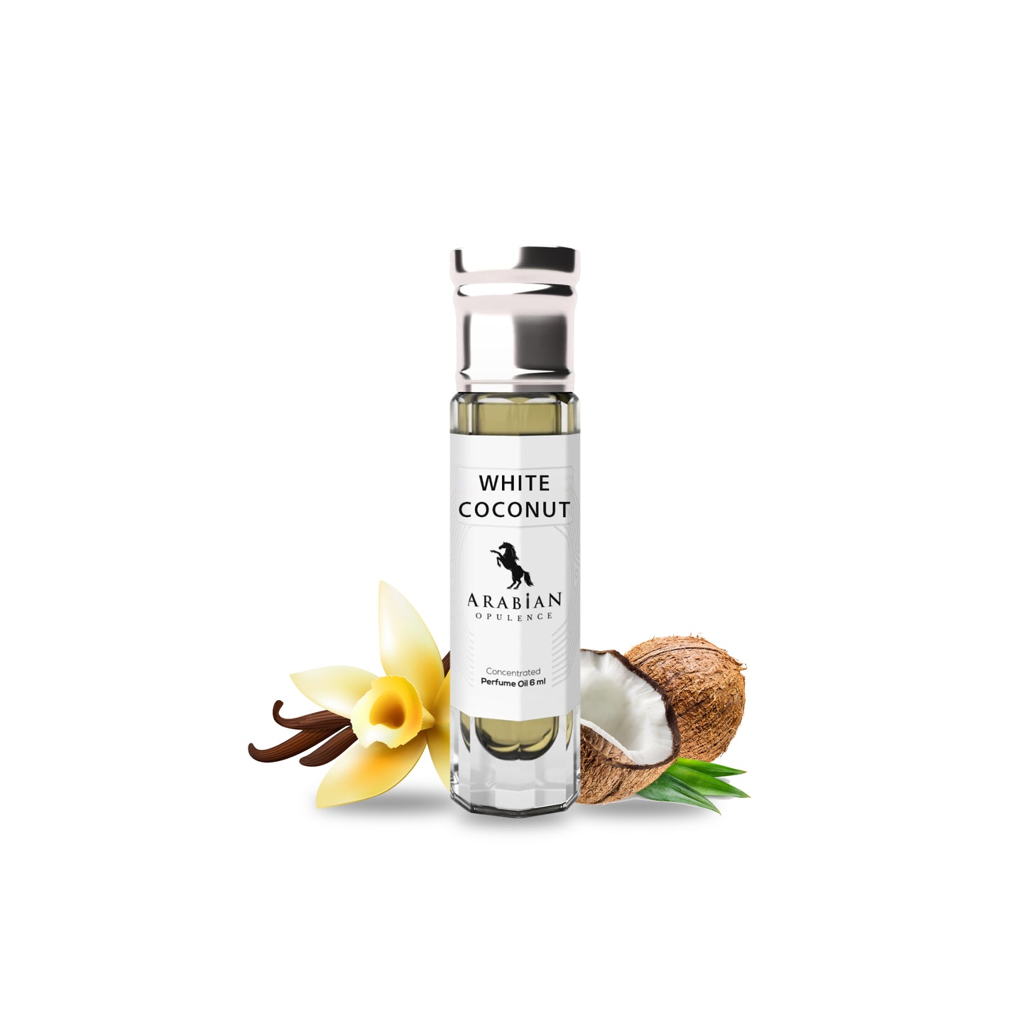 FR303 WHITE COCONUT -  A Refreshing Floral Fruity Unisex Perfume Body Oil | Long-Lasting Alcohol-Free Fragrance