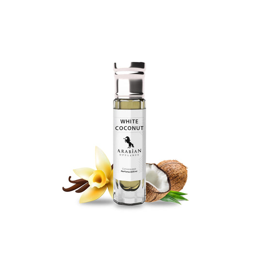 FR303 WHITE COCONUT -  A Refreshing Floral Fruity Unisex Perfume Body Oil | Long-Lasting Alcohol-Free Fragrance