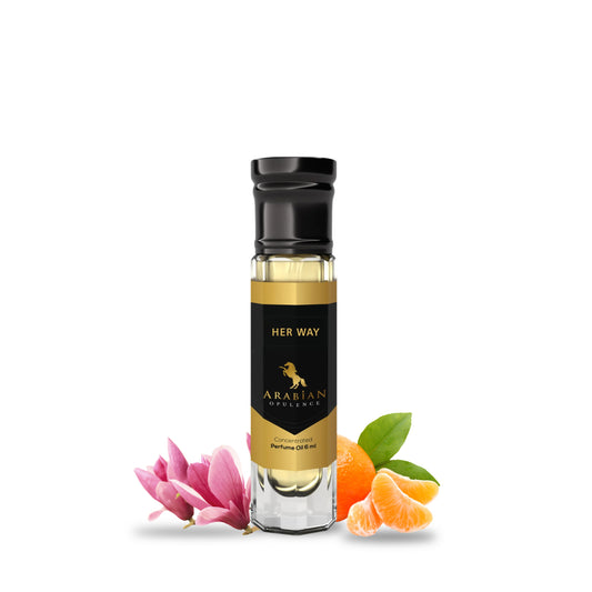 FR19 HER WAY - A Floral Fragrance Perfume Body Oil For Women | Long-Lasting Alcohol-Free Fragrance