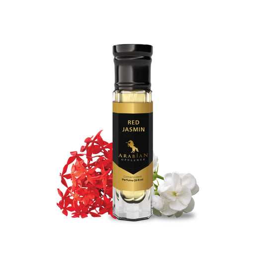 FR162 RED JASMIN -  An Amber FloralPerfume Body Oil For Women| Long-Lasting Alcohol-Free Fragrance