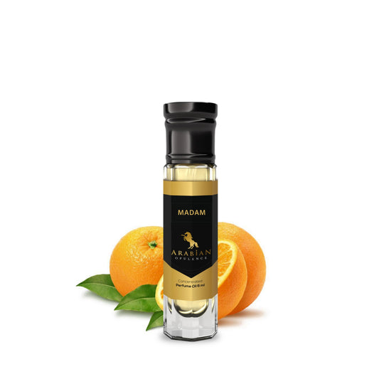 FR191 MADAM - Floral-Amber Perfume Body Oil For Women| Long-Lasting Alcohol-Free Fragrance