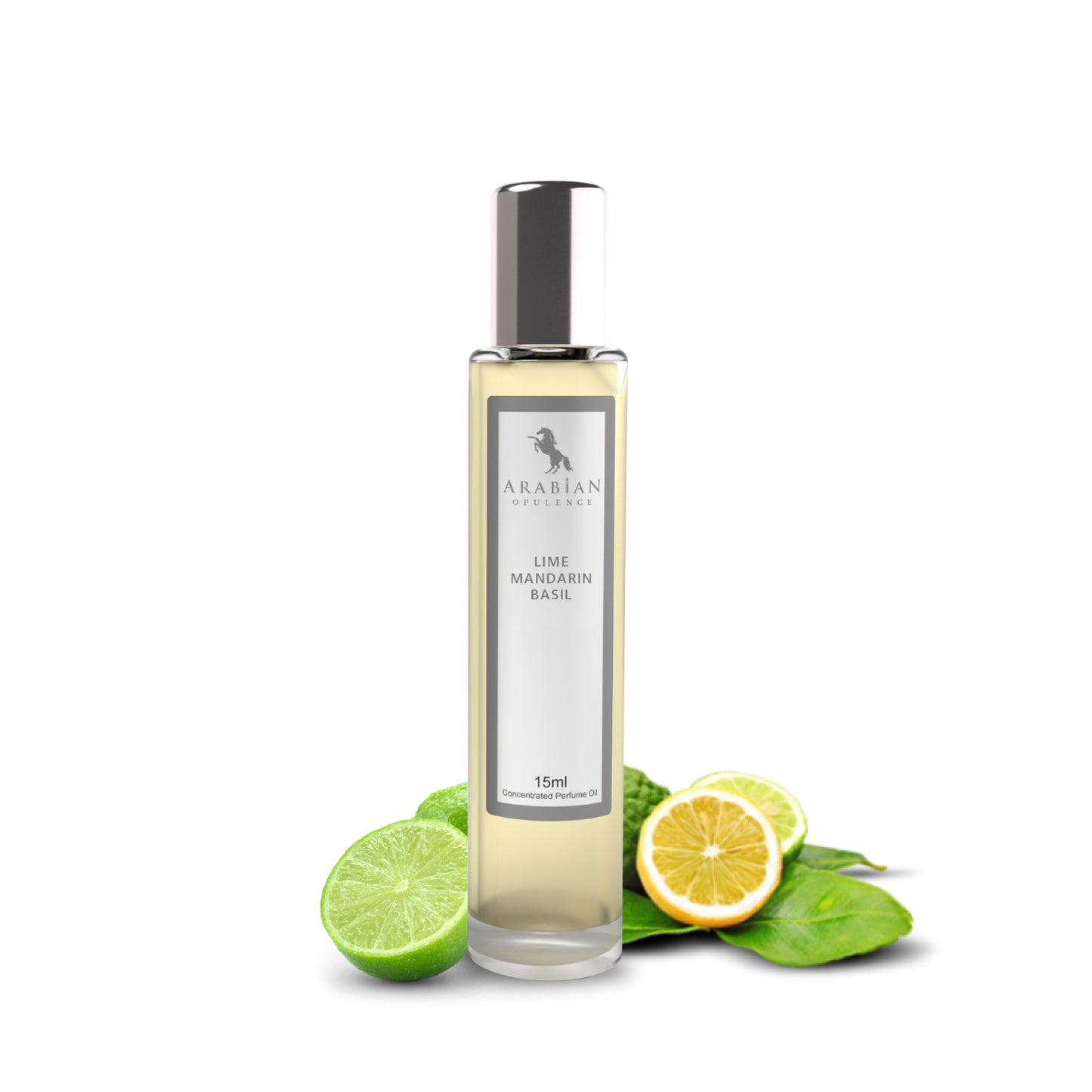 FR187, LIME MANDARIN BASIL -  peppery basil and aromatic white thyme Perfume Body Oil For Men | Long-Lasting Alcohol-Free Fragrance