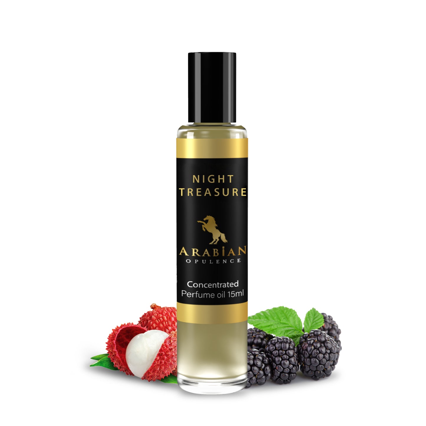 FR183 NIGHT TREASURE -   Amber-Vanilla Perfume Body Oil For Women| Long-Lasting Alcohol-Free Fragrance