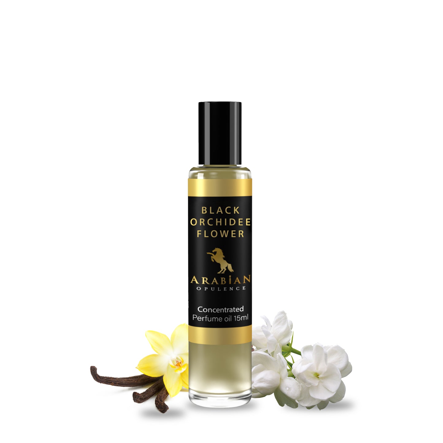 FR44 BLACK ORCHIDEE FLOWER -  Floral  Perfume Body Oil For Women | Long-Lasting Alcohol-Free Fragrance