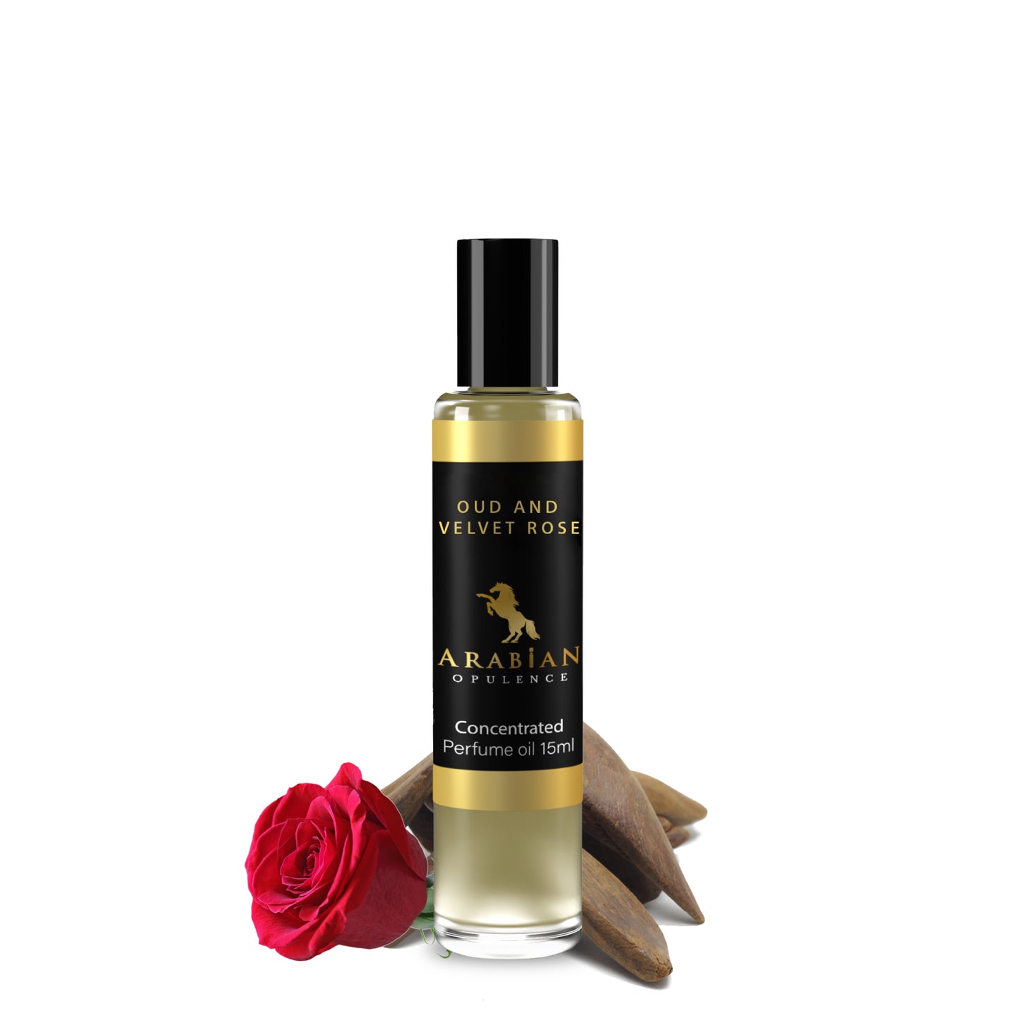 FR288 OUD Y VELVET ROSE, ACEITE DE PERFUME PARA HOMBRE Y MUJER, con aroma a rosas, 6 ml, Arabian Opulence, Rose/Oud/Dulce/Floral/Lactónico