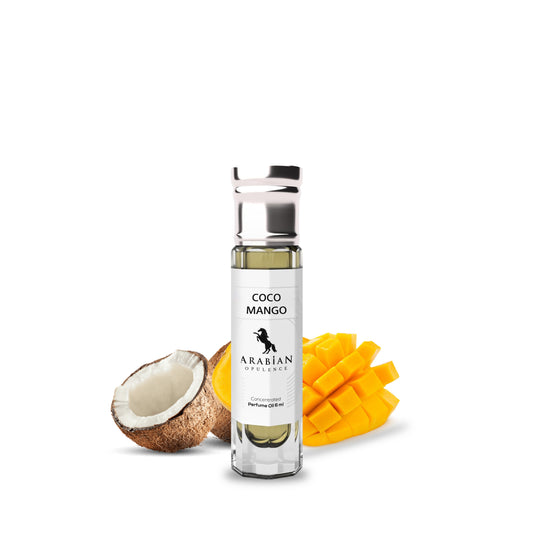 FR62 COCO MANGO - Floral Fruity Unisex Perfume Body Oil | Long-Lasting Alcohol-Free Fragrance