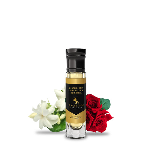 FR234 BLUSH PEONY, SOFT PEONY & RED APPLE - A Floral Perfume Body Oil For Women| Long-Lasting Alcohol-Free Fragrance