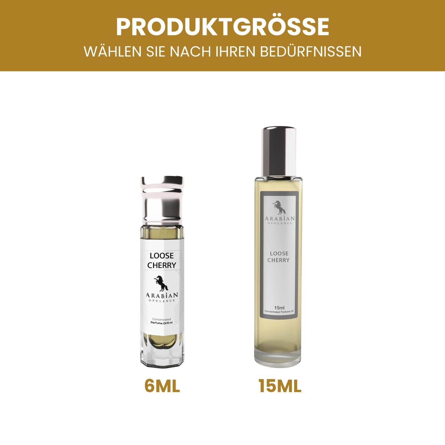 FR313 LØS KIRSEBÆR PARFUMEOLJE FOR HERRE OG KVINNER, 6 ml rulleflaske Arabian Opulence Fruktig/Søtt/Mandel/Nøtteaktig/Balsamico (15ML)