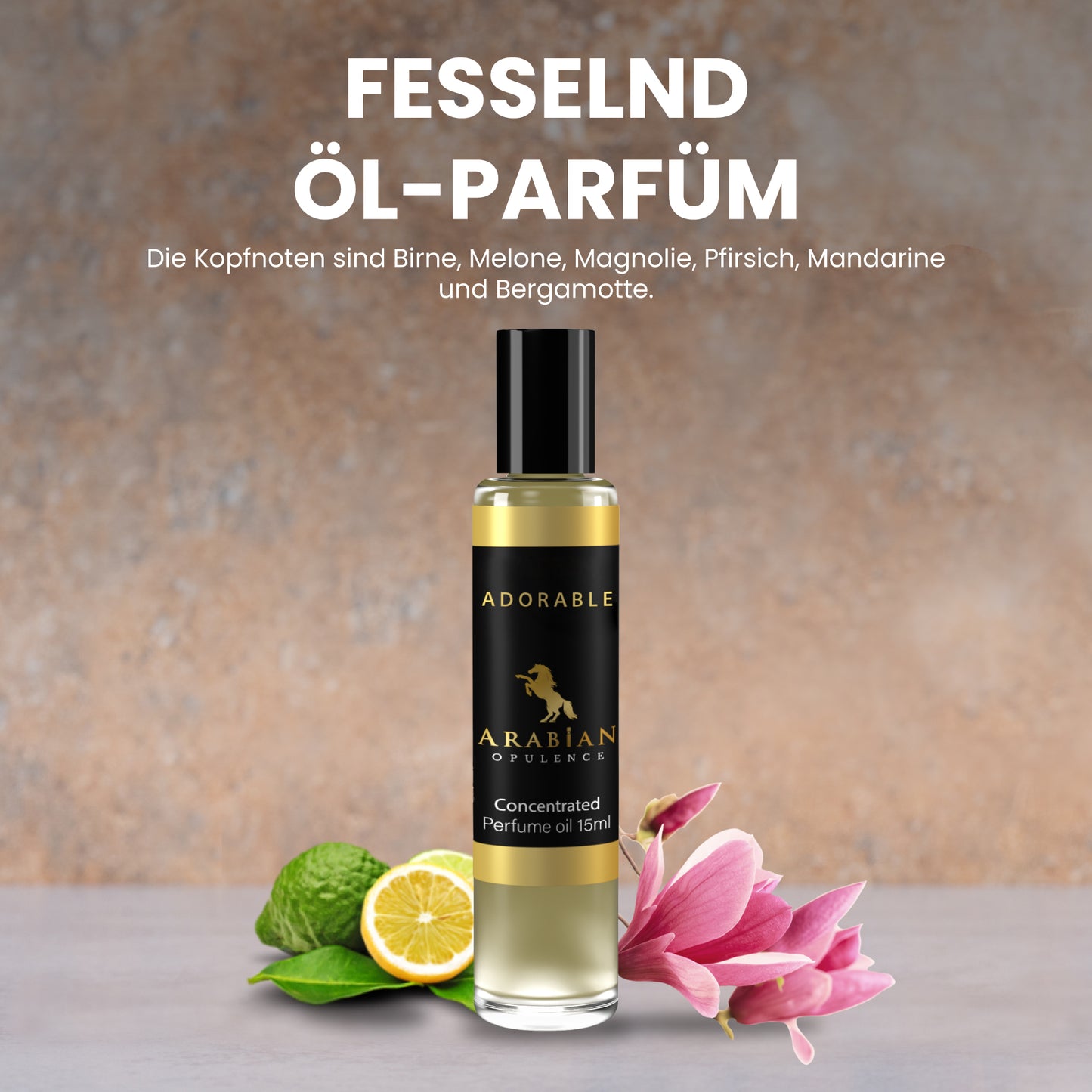 FR169 ADORABLE. Huile de parfum pour femme. L'opulence arabe. Floral/fruité/fleuri blanc/sucré/aquatique