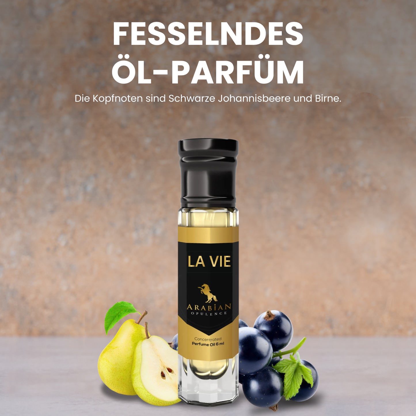 FR182 LA VIE - Floral-Fruity Gourmand Perfume Body Oil For Women| Long-Lasting Alcohol-Free Fragrance