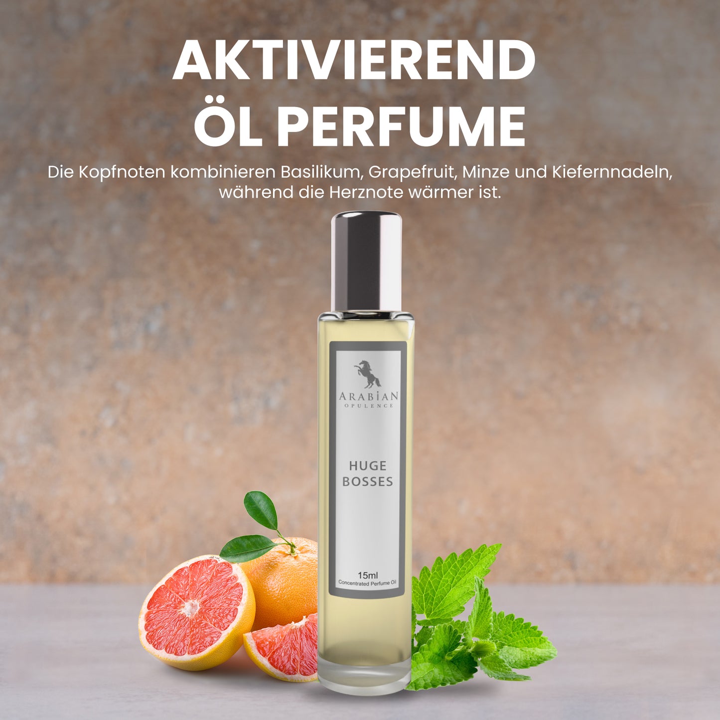 FR142 HUGE BOSSES dla mężczyzn w butelce typu roll-on o pojemności 6 ml. Gwarantujemy, że olejek Arabian Opulence Oil utrzyma się przez cały dzień