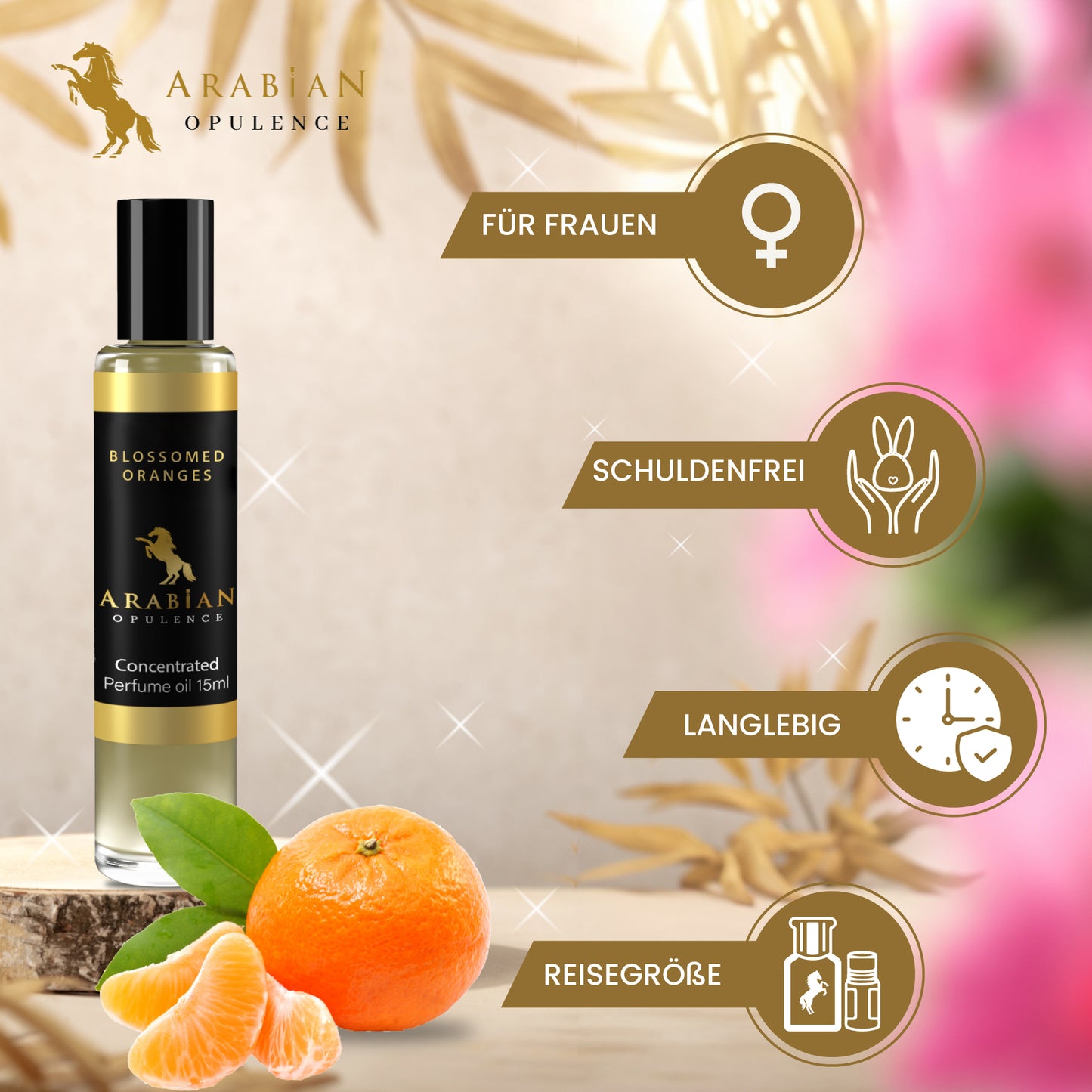 FR278 BLOSSOMED ORANGES - Unisex Perfume Body Oil | Long-Lasting Alcohol-Free Fragrance