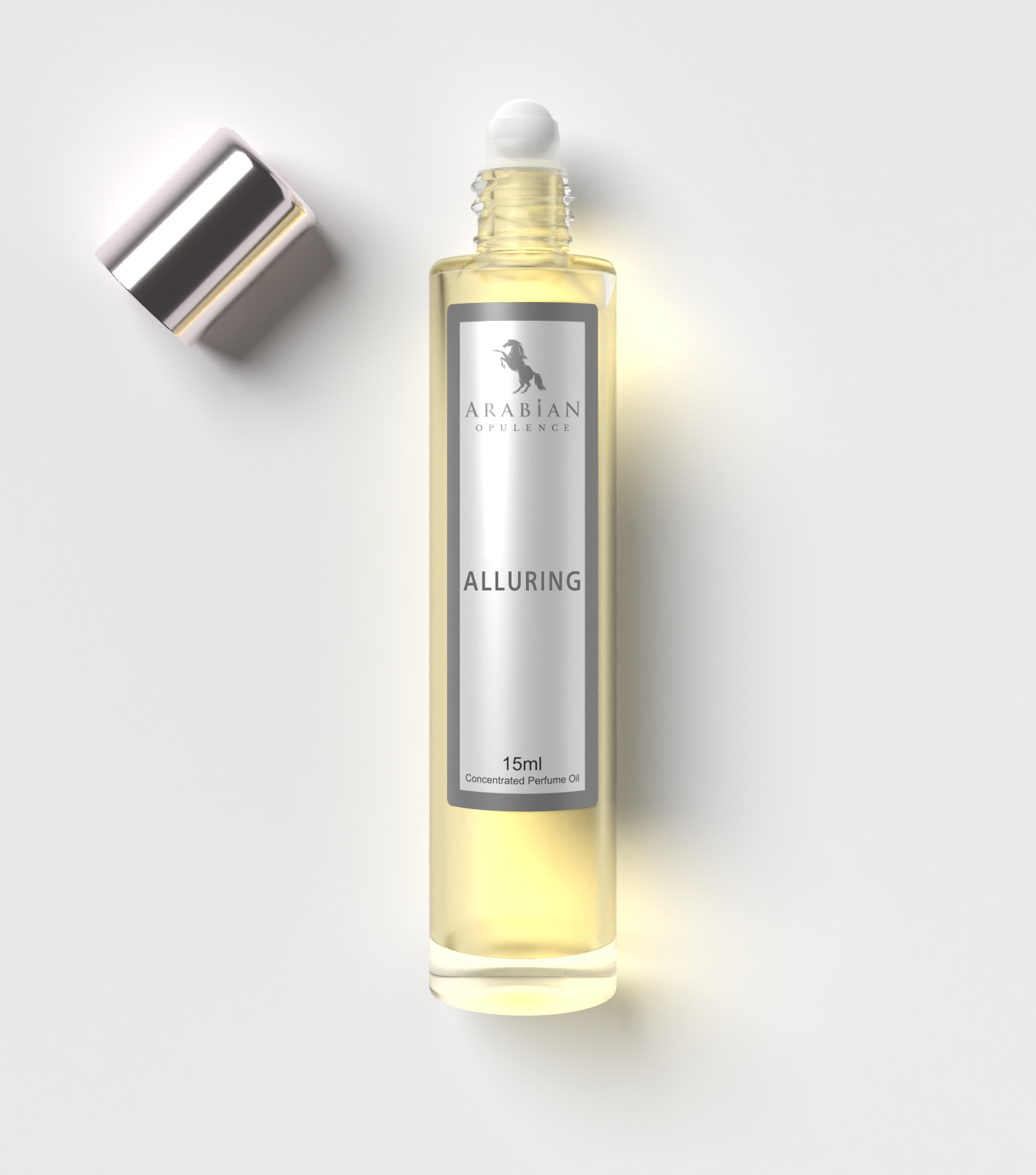 FR107 ALLURING - An Amber Woody Roll-On Body Perfume Oil For Men | Long-Lasting Alcohol-Free Fragrance