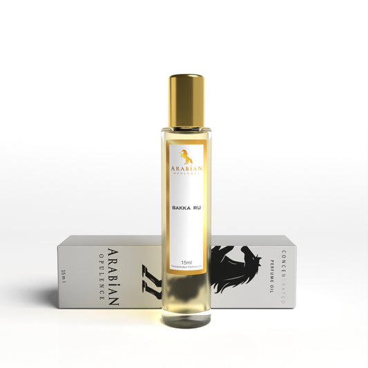 CRISTAL ROUGE BAKKA 5540 -  Unisex Amber Floral Roll-On Body Perfume Oil | Long-Lasting Alcohol-Free Fragrance