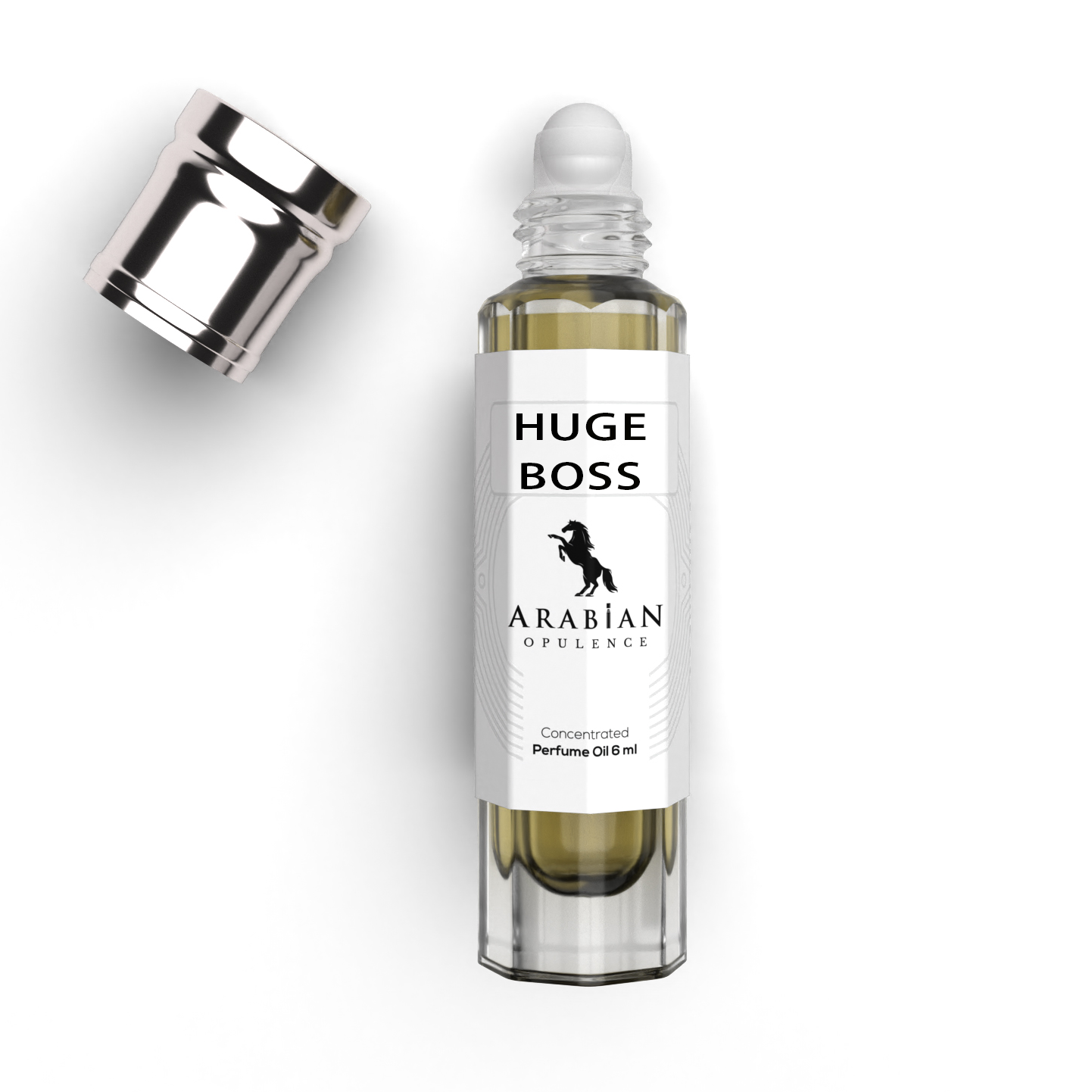 FR142 HUGE BOSS -  An Aromatic Green Perfume Body Oil For Men| Long-Lasting Alcohol-Free Fragrance