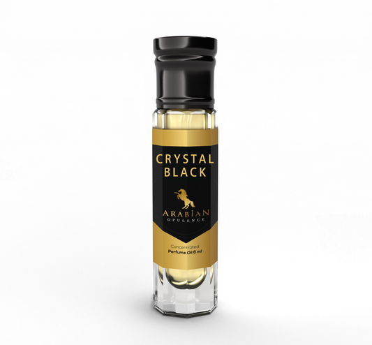 FR72 CRYSTAL BLACK -  Oriental Floral Perfume Body Oil For Women| Long-Lasting Alcohol-Free Fragrance